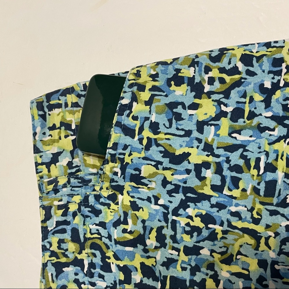 talbots petite womens sz 8 petite colorful  pencil skirt - Picture 3 of 7